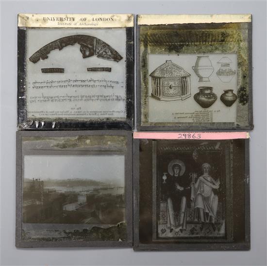 A collection of magic lantern slides